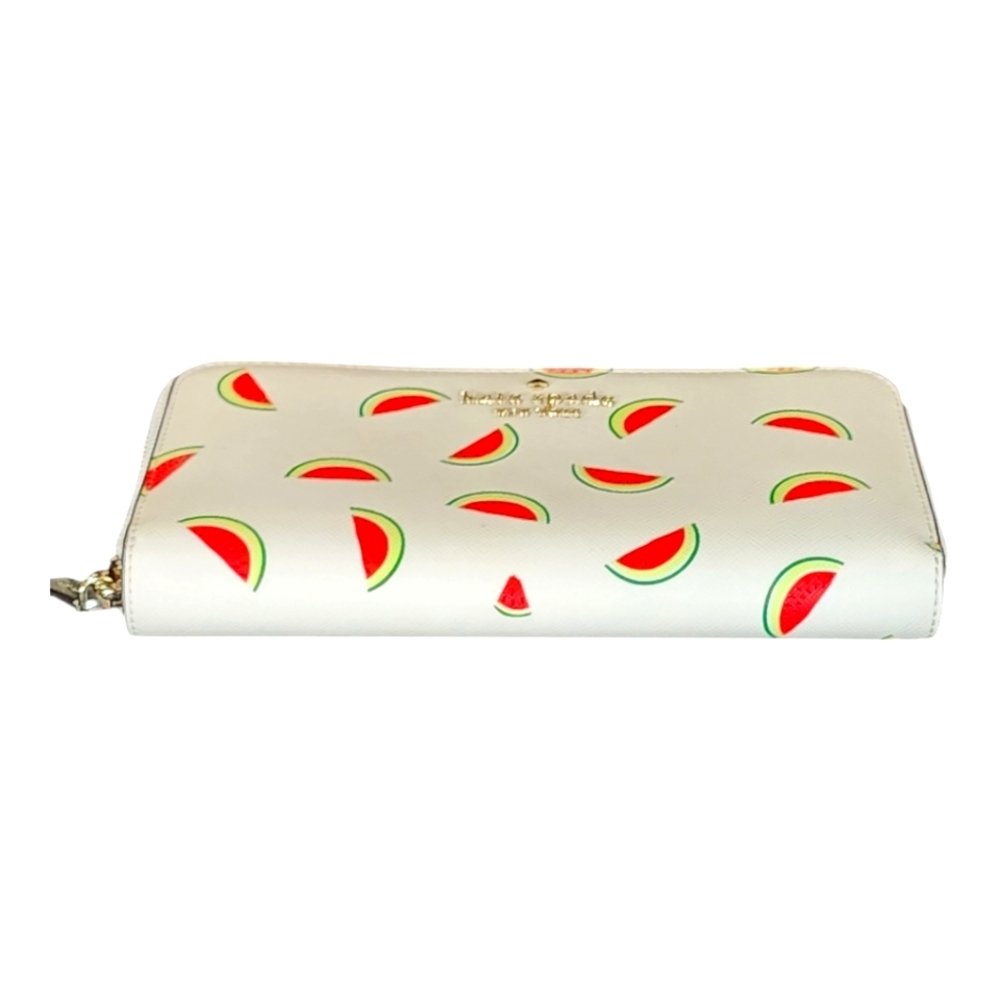 Kate Spade Staci Watermelon Party Large Continental Zip Wallet NWT - Picture 5 of 14